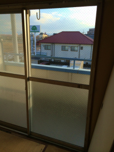 0221施工後,ガラス修理,堺市西区